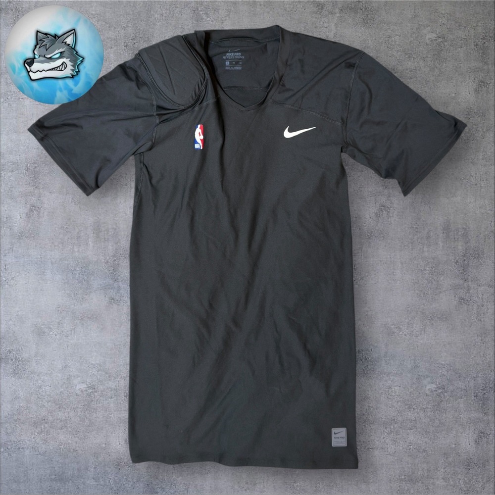 Nike Pro NBA Player Issued HyperStrong Compression Shirt Black Sz XL BQ2419-010